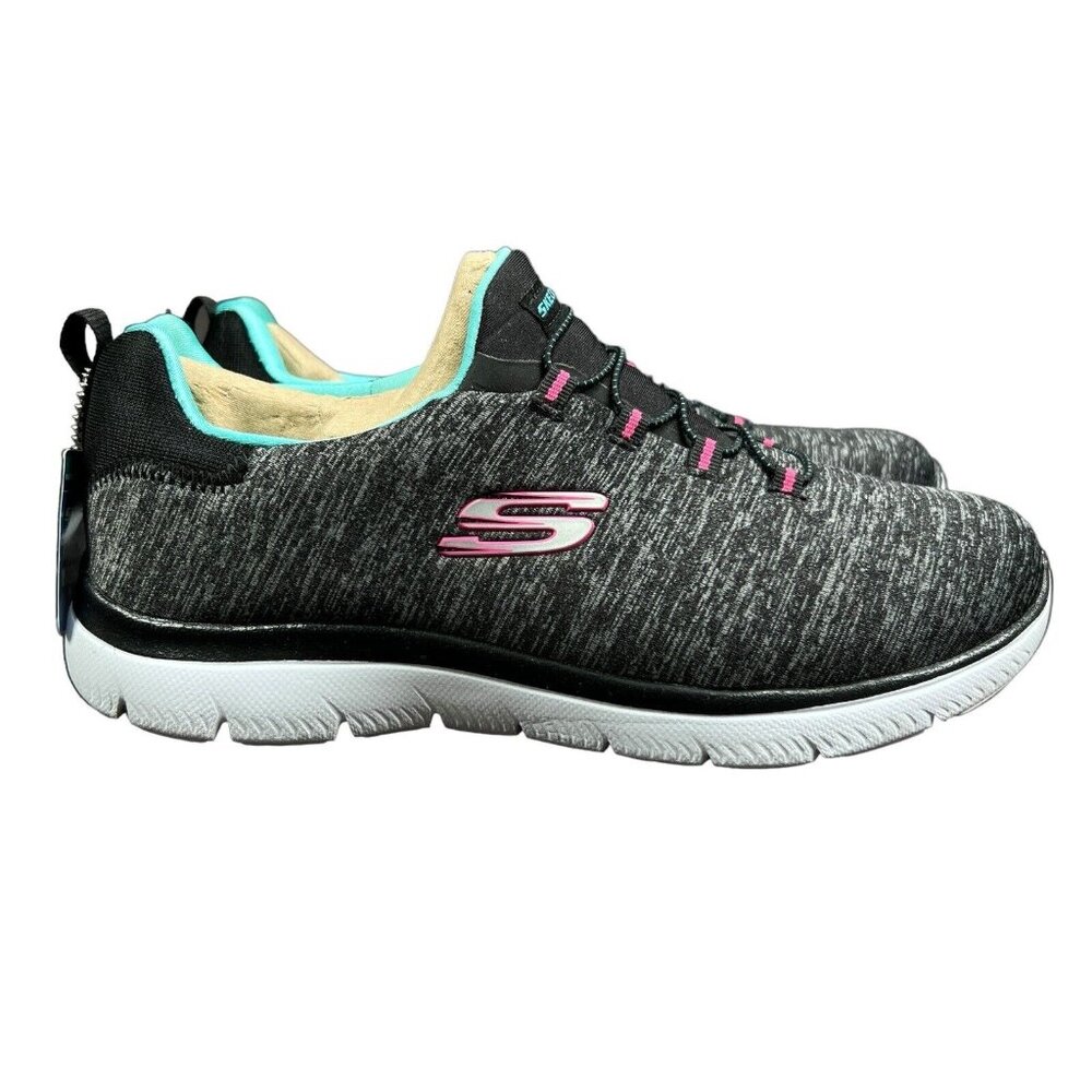 Skechers Memory Foam Summits Quick Getaway Black … - image 1